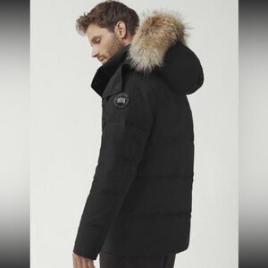 Authentic Canada Goose Black Label Men’s Wyndham Parka w/ Detachable Hood Size M